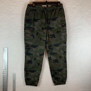L.T.J Letter To Juliet Women's High Rise Cargo Jogger Pants In Camo Size M 8504‎